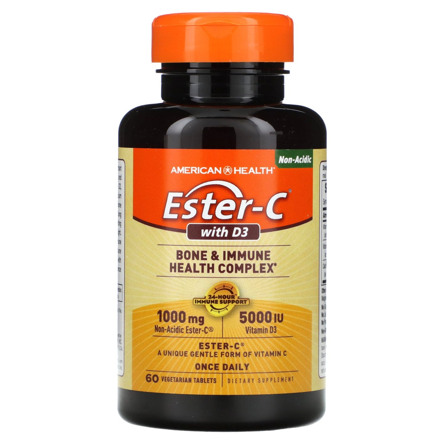 American Health, Ester-C with D3, 60 Vegetarian Tablets