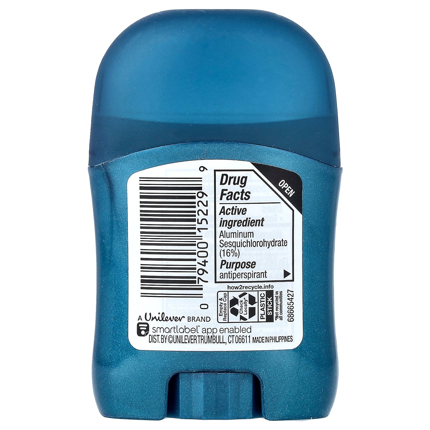 Degree, Advanced, 72H MotionSense®, Antiperspirant Deodorant, Cool Rush, 0.5 oz (14 g)