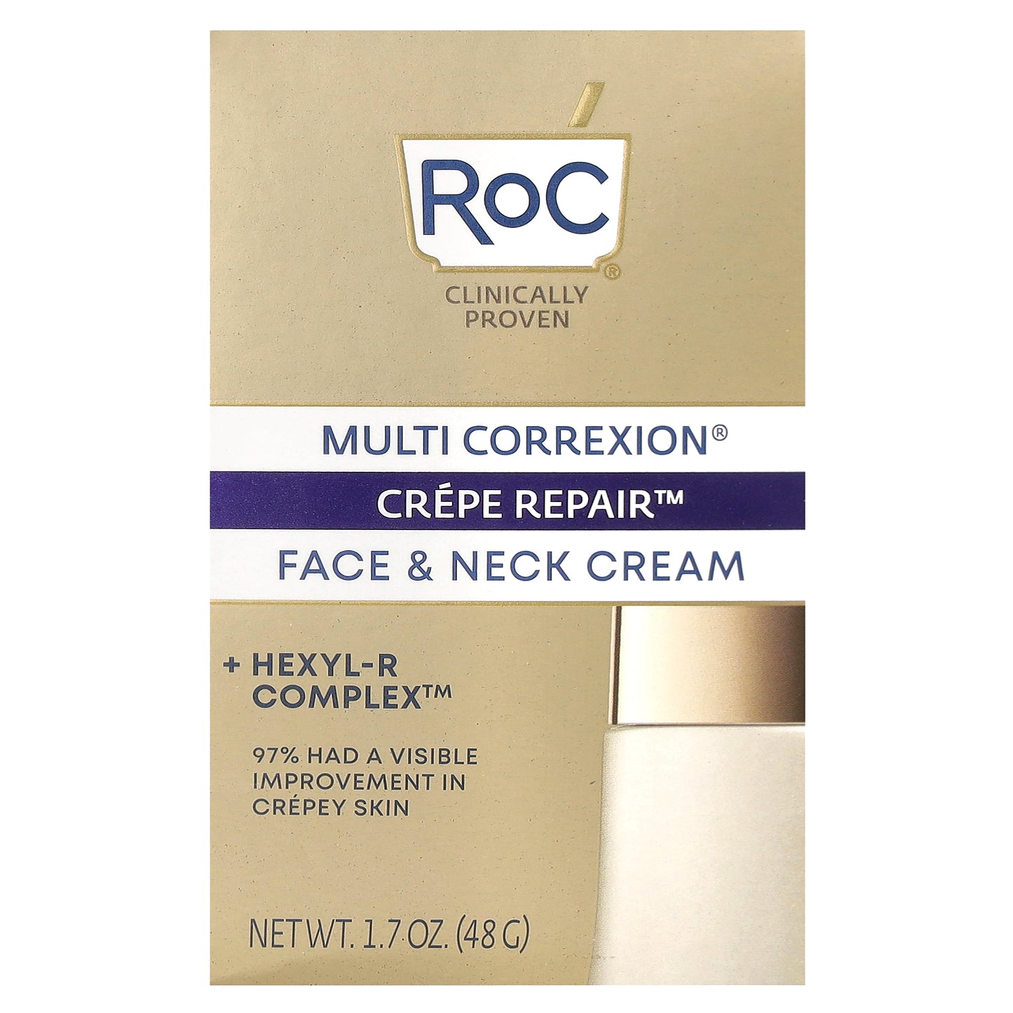 RoC, Multi Correxion®, Crepe Repair™, Face & Neck Cream, 1.7 oz (48 g)