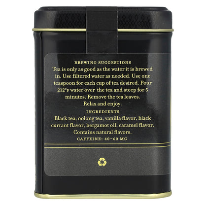 Harney & Sons, Black Tea, Paris, 4 oz (112 g)