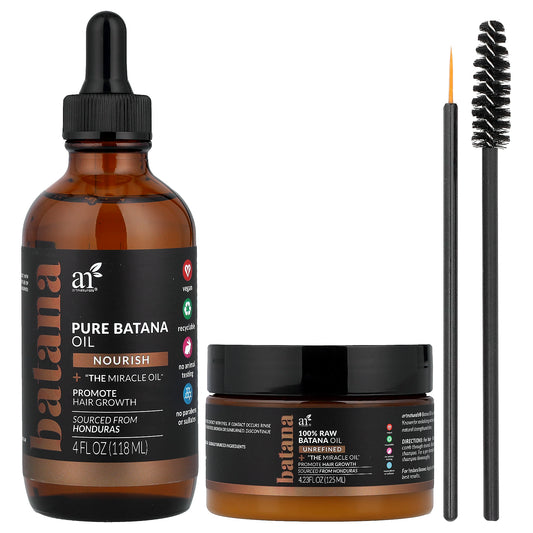 artnaturals, Pure Batana Oil, Hair Growth Kit, 4 Piece Kit