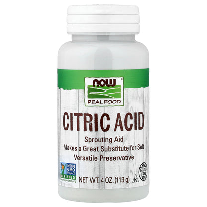 NOW Foods, Citric Acid, 4 oz (113 g)