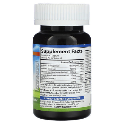 Carlson, Women's Iron Restore, 60 Capsules