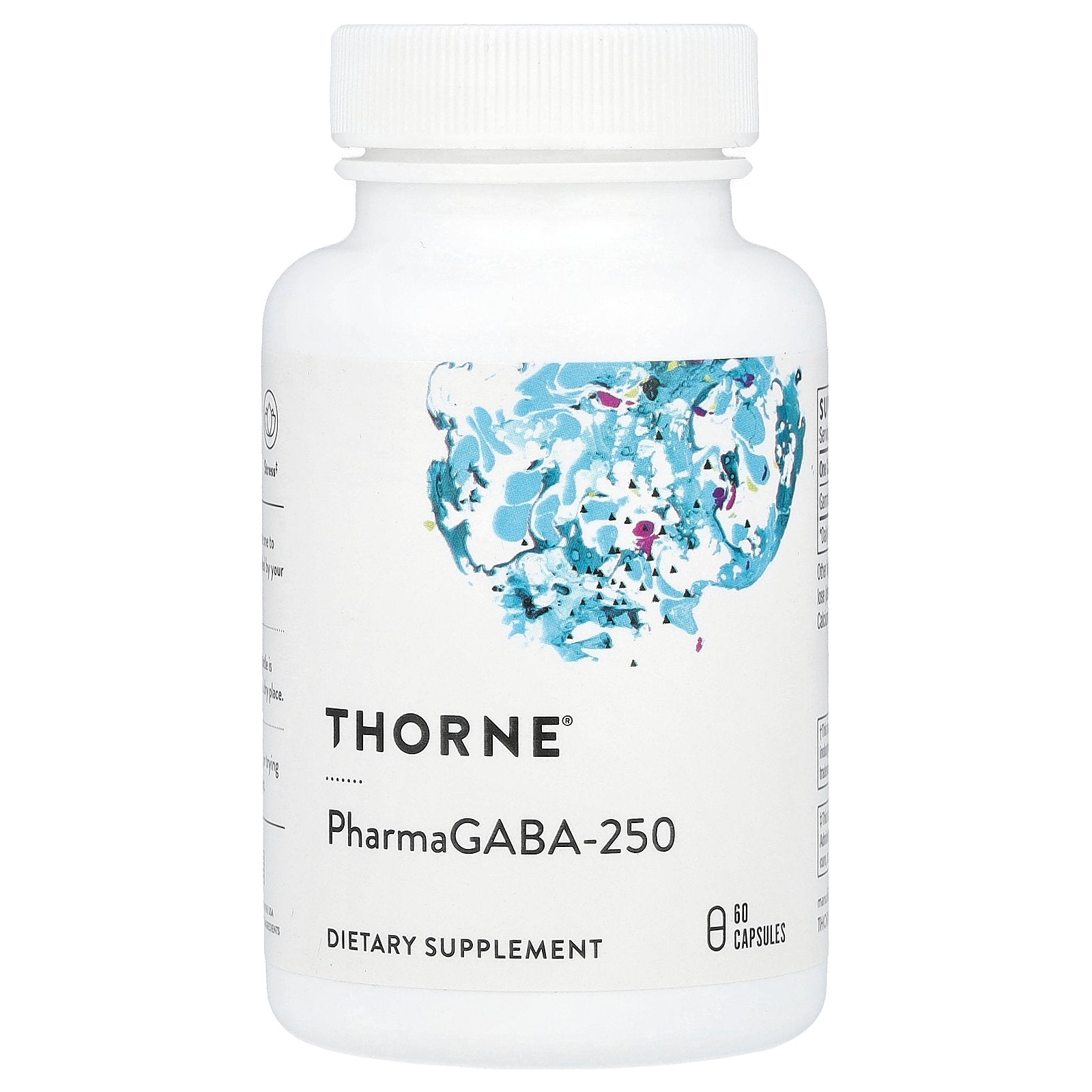 Thorne, PharmaGABA-250, 250 mg, 60 Capsules