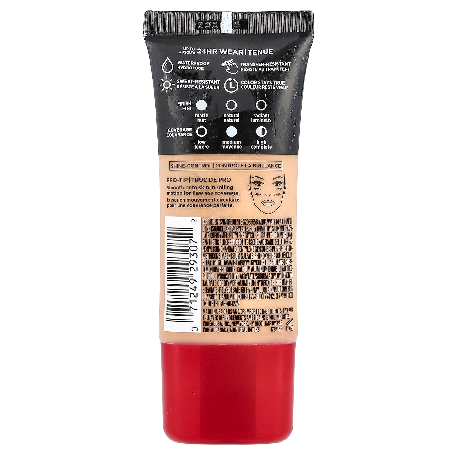 L'Oréal, Infallible, Pro-Matte Foundation, 108 Caramel Beige, 1 fl oz (30 ml)