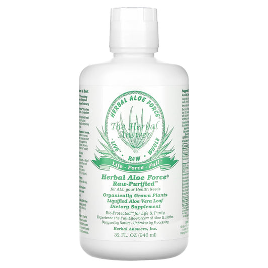 Herbal Answers, Herbal Aloe Force, Raw Purified, 32 fl oz (946 ml)