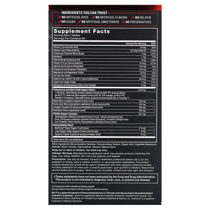 Force Factor, Test X180 Alpha® V2, 120 Tablets