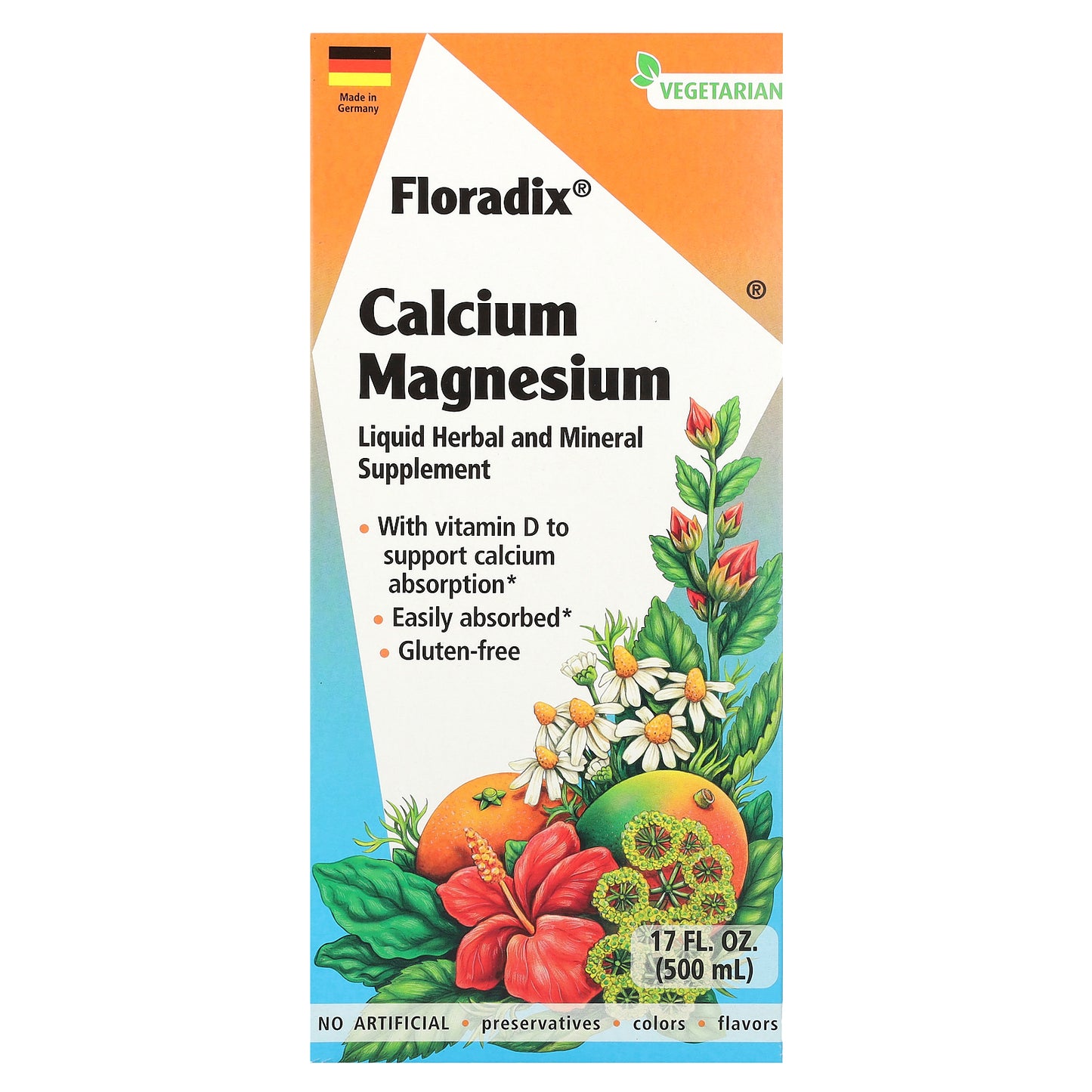 Floradix, Calcium Magnesium, 17 fl oz (500 ml)