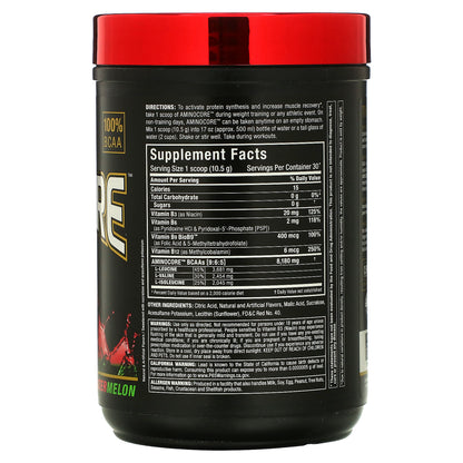 ALLMAX, AMINOCORE™ BCAA, Watermelon, 0.69 lbs (315 g)