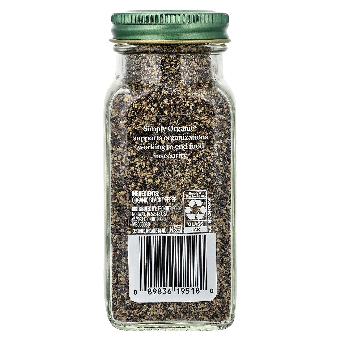 Simply Organic, Organic Coarse Black Pepper, 2.47 oz (70 g)