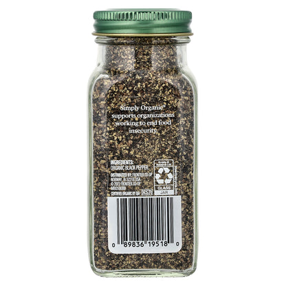 Simply Organic, Organic Coarse Black Pepper, 2.47 oz (70 g)