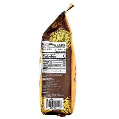 Four Sigmatic, Focus, Organic Coffee with Lion's Mane Mushroom & Yacon, Whole Bean, Dark Roast, 10 oz (283 g)