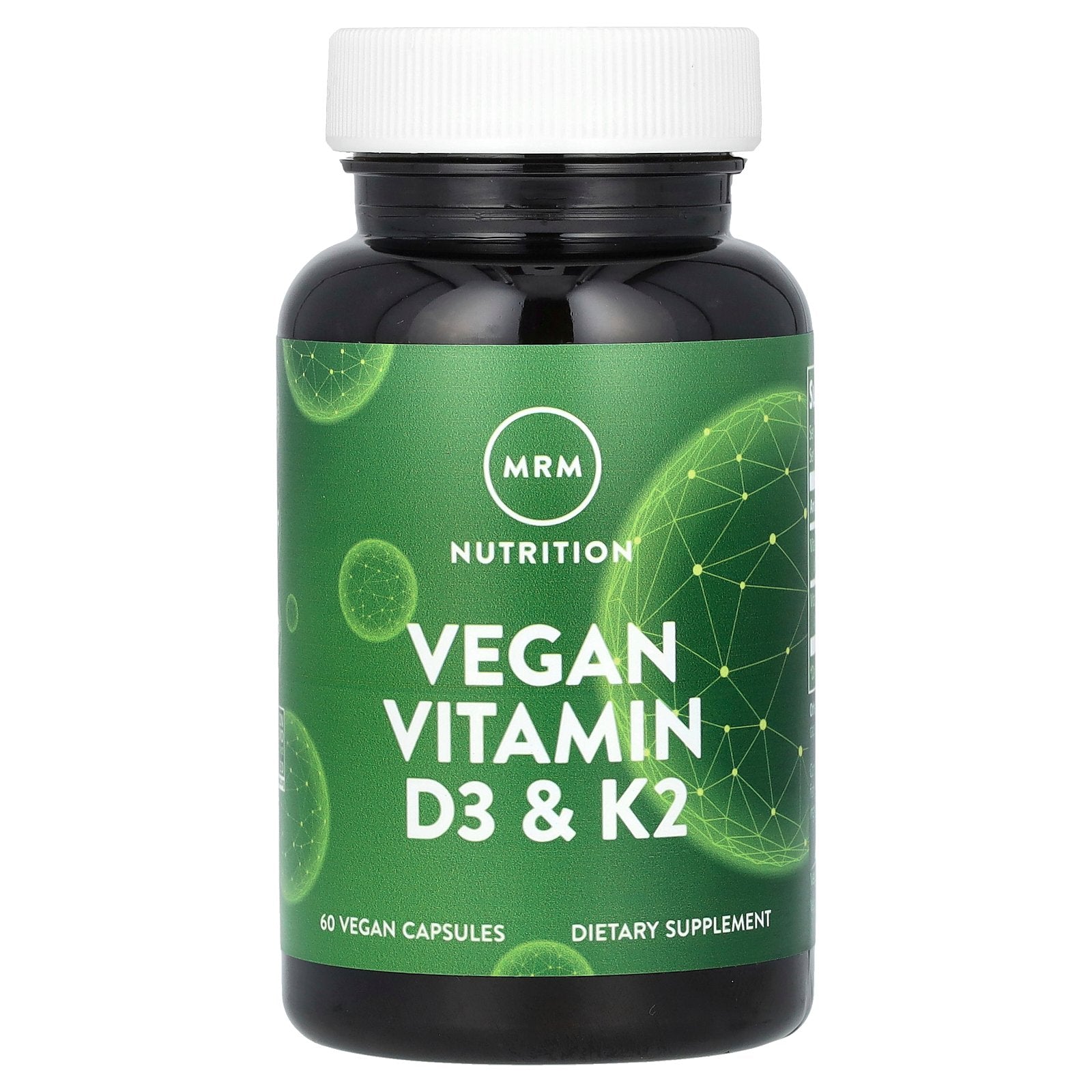 MRM Nutrition, Vegan Vitamin D3 & K2, 60 Vegan Capsules