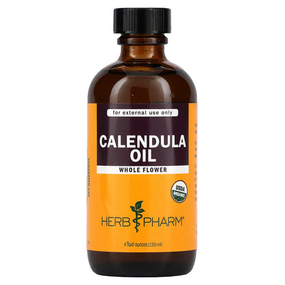 Herb Pharm, Calendula Oil, 4 fl oz (120 ml)