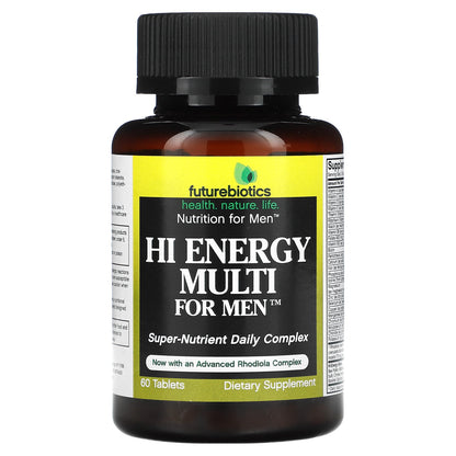 Futurebiotics, Hi Energy Multi For Men, 60 Tablets