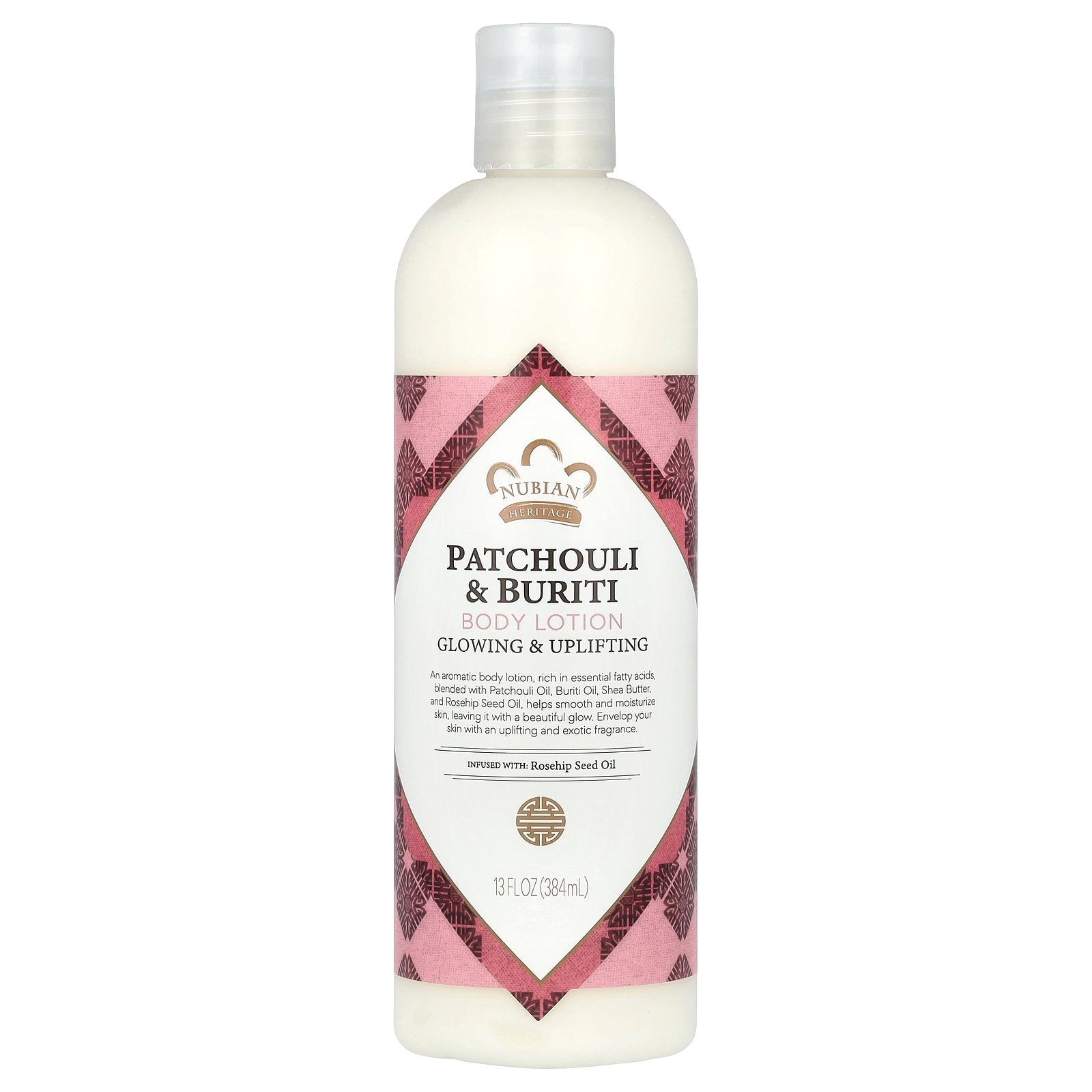 Nubian Heritage, Body Lotion, Patchouli & Buriti , 13 fl oz (384 ml)