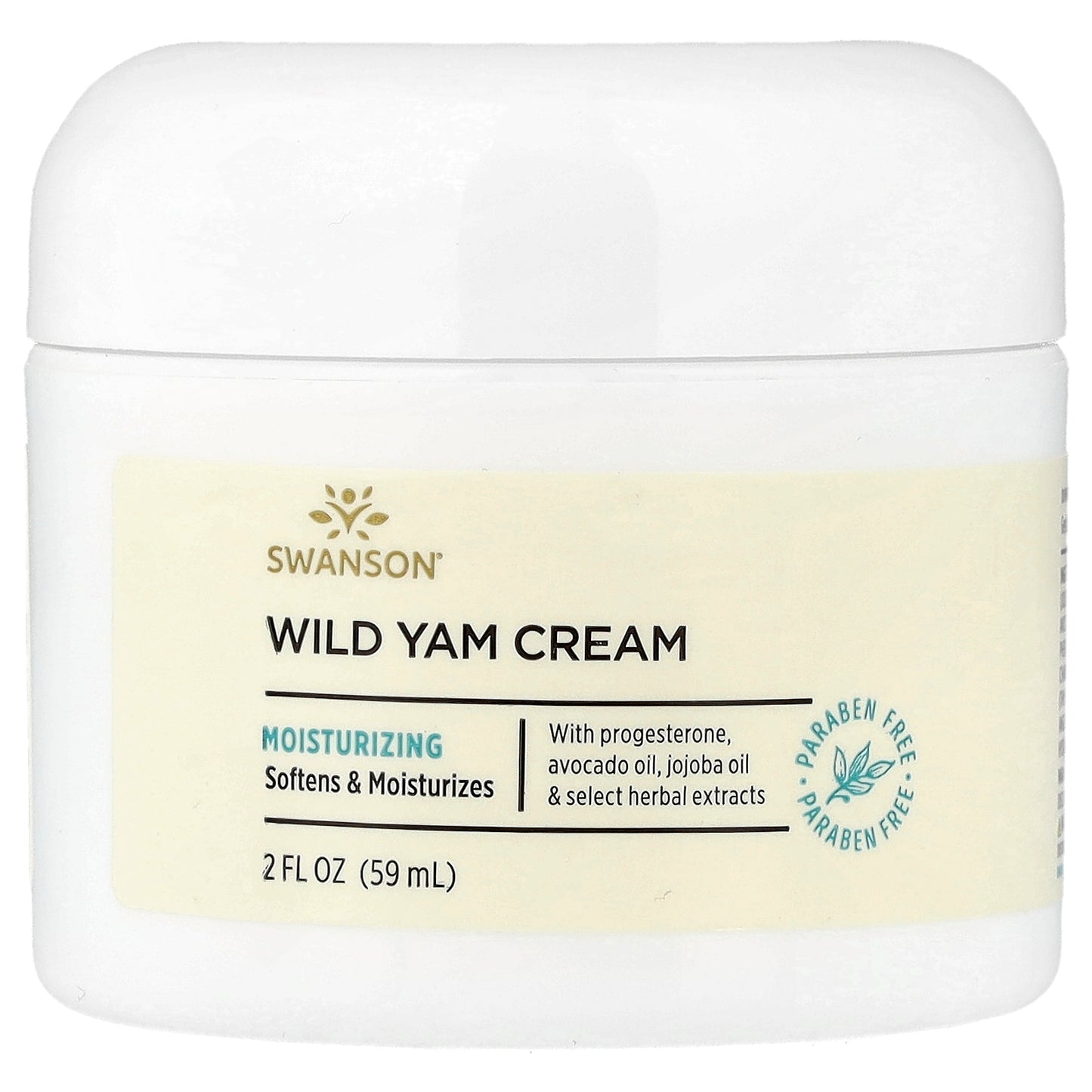 Swanson, Wild Yam Cream, 2 fl oz (59 ml)