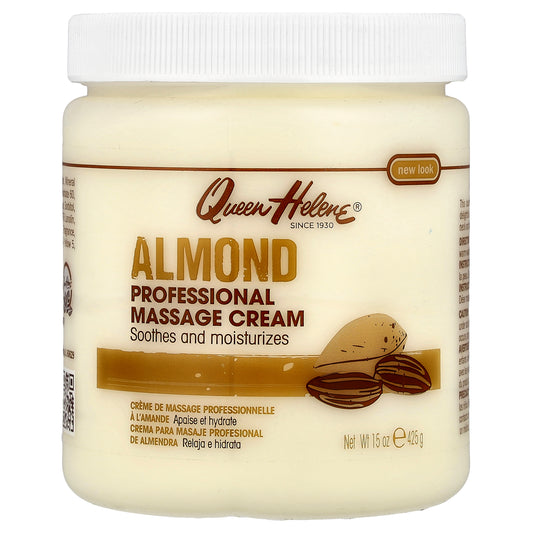 Queen Helene, Professional Massage Cream, Almond, 15 oz (425 g)