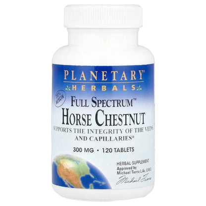 Planetary Herbals, Full Spectrum™ Horse Chestnut, 120 Tablets