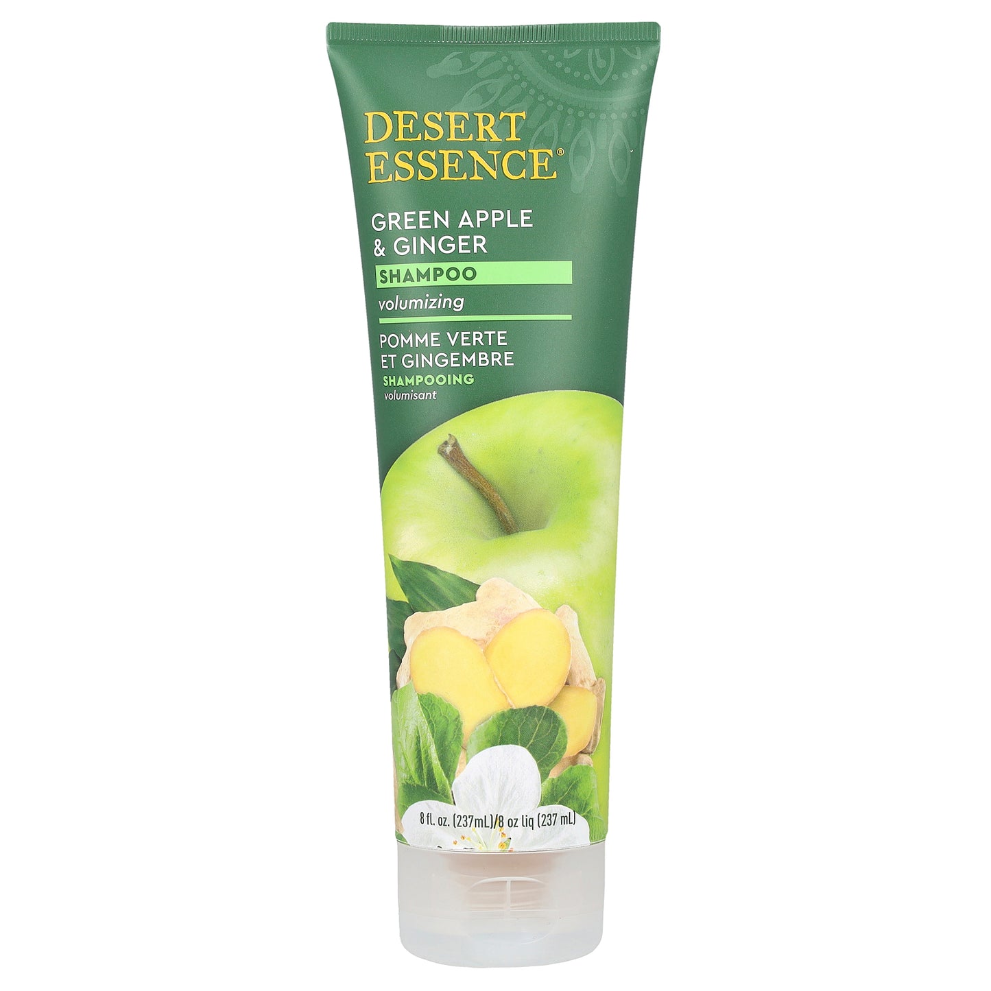 Desert Essence, Shampoo, Volumizing, Green Apple & Ginger, 8 fl oz (237 ml)