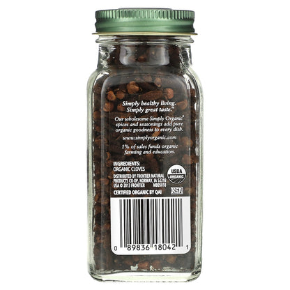 Simply Organic, Whole Cloves, 2.05 oz (58 g)