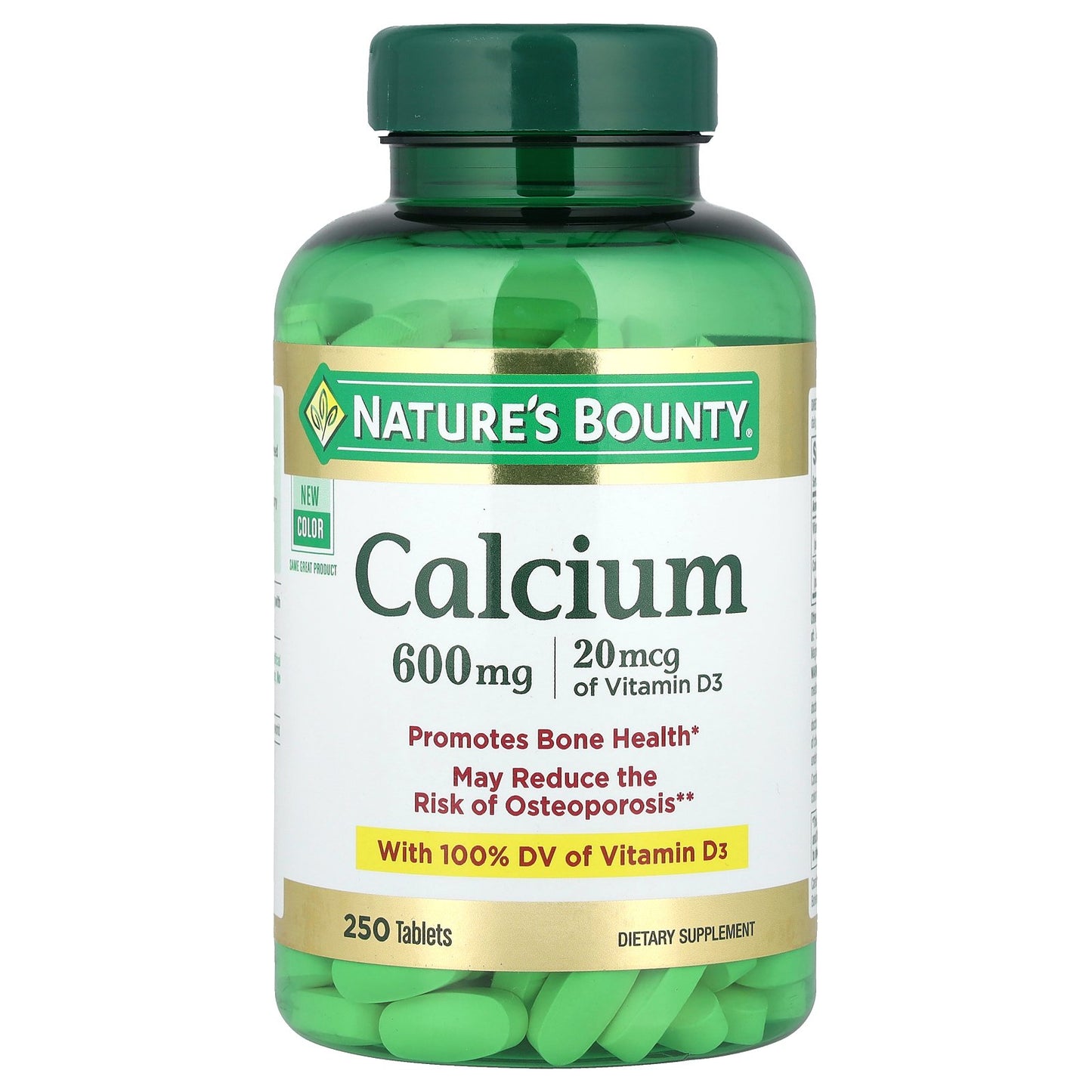 Nature's Bounty, Calcium, 250 Tablets