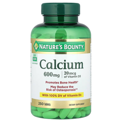 Nature's Bounty, Calcium, 250 Tablets