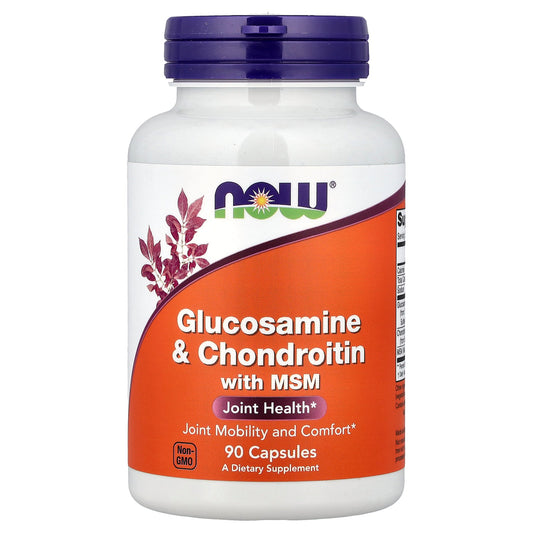 NOW Foods, Glucosamine & Chondroitin with MSM, 90 Capsules