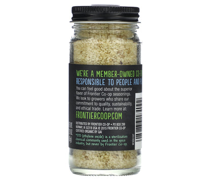 Frontier Co-op, Organic Sesame Seed, 2.29 oz (65 g)