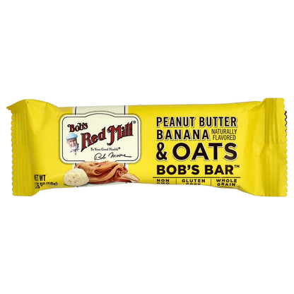 Bob's Red Mill, Bob's Bar™, Peanut Butter, Banana & Oats, 12 Bars, 1.76 oz (50 g) Each