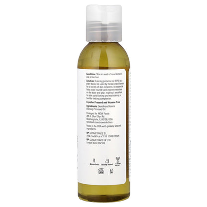 NOW Foods, Solutions, Evening Primrose Oil, 4 fl oz (118 ml)