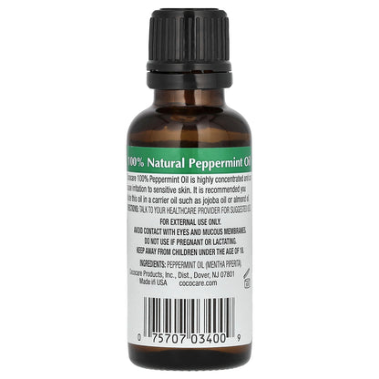 Cococare, 100% Natural Peppermint Oil, 1 fl oz (30 ml)