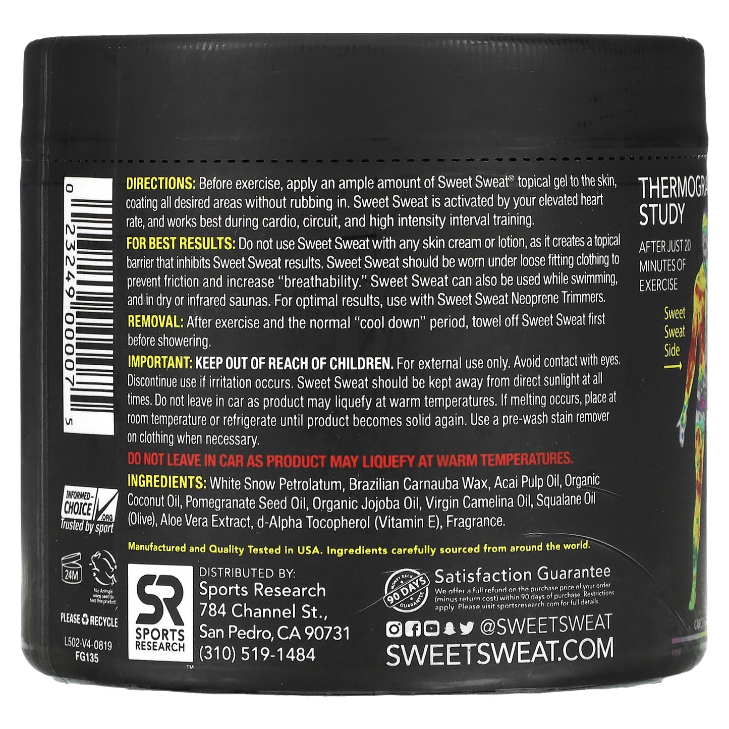 Sports Research, Sweet Sweat®, Workout Enhancer, 13.5 oz (383 g)