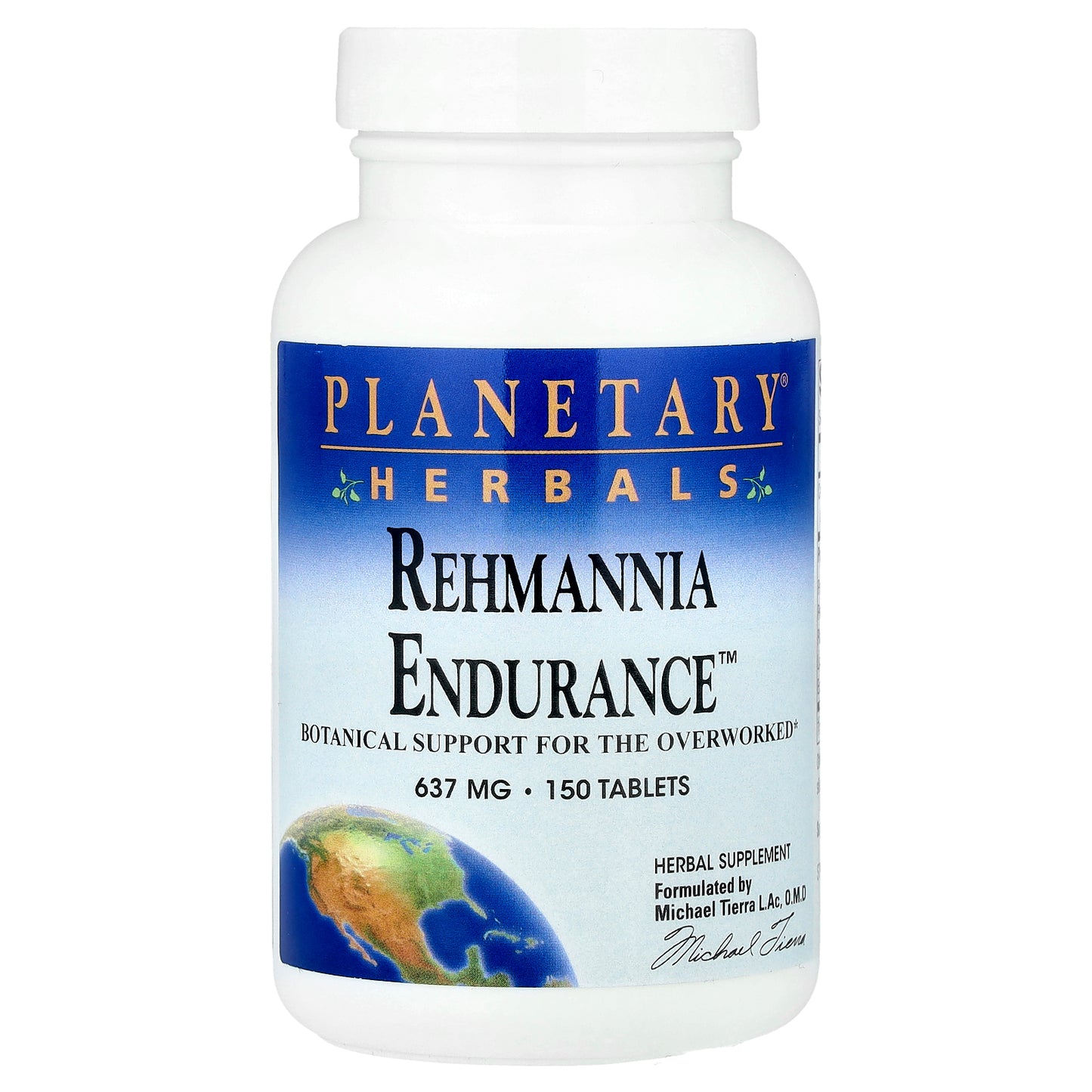 Planetary Herbals, Rehmannia Endurance™, 150 Tablets