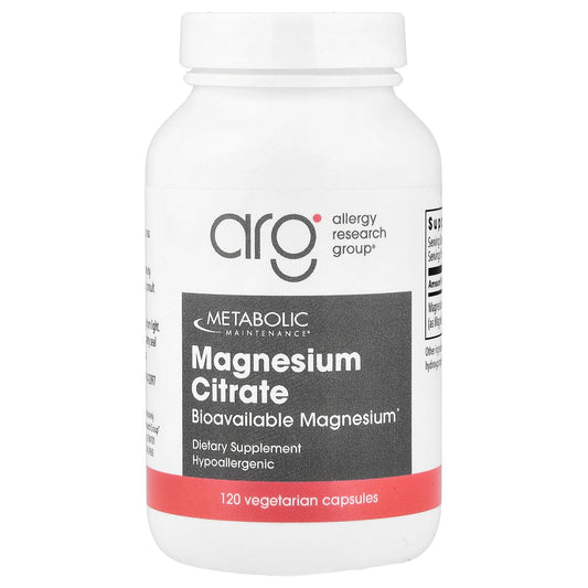 Metabolic Maintenance, Magnesium Citrate, 120 Vegetarian Capsules