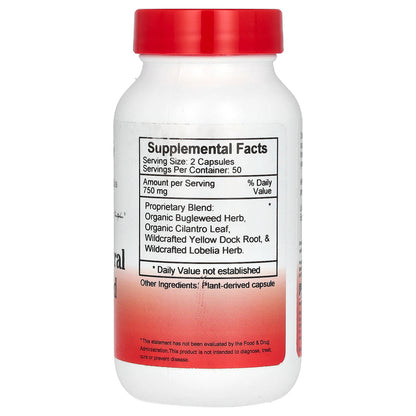 Christopher's Original Formulas, Heavy Mineral Bugleweed Formula, 100 Vegetarian Caps