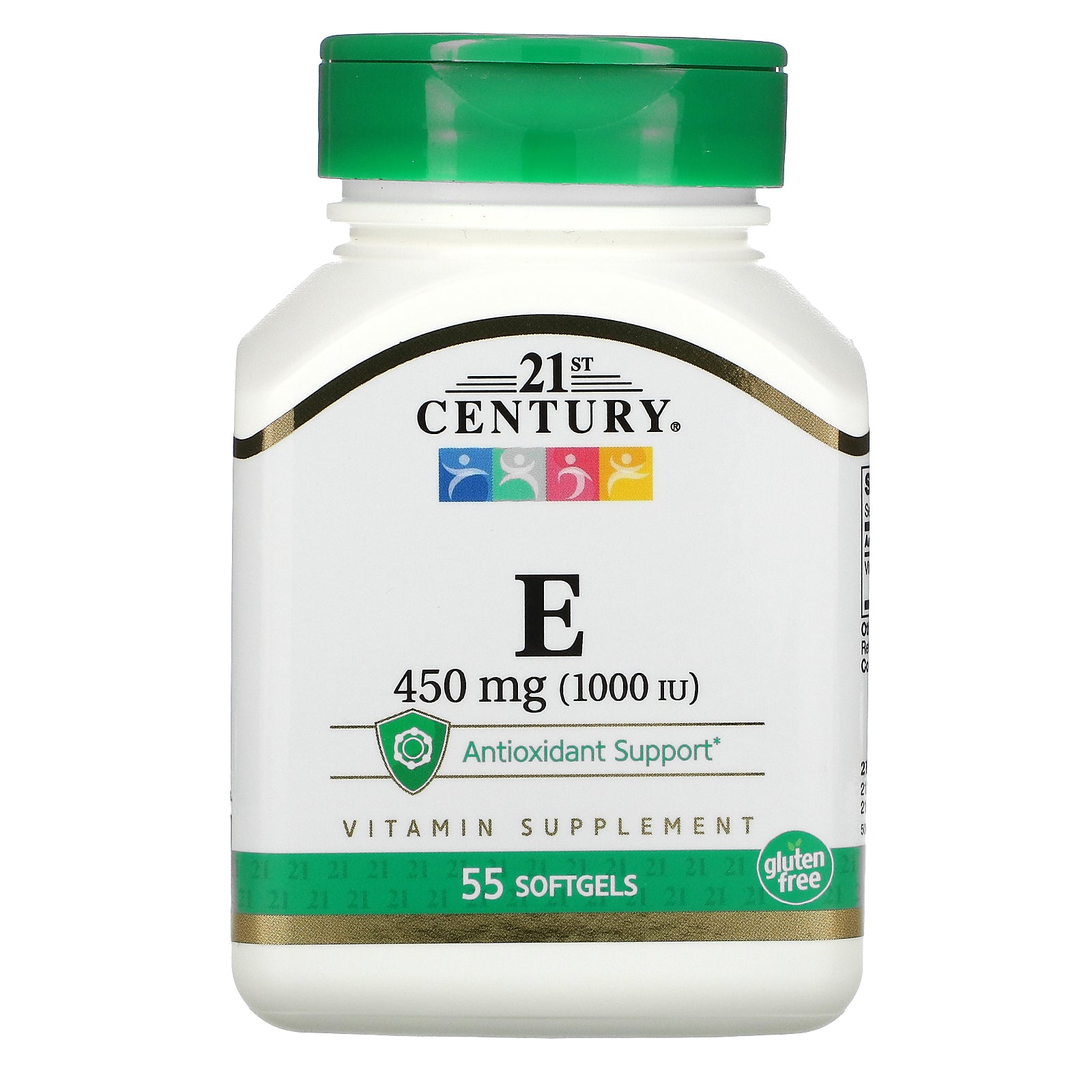 21st Century, Vitamin E, 450 mg (1,000 IU), 55 Softgels
