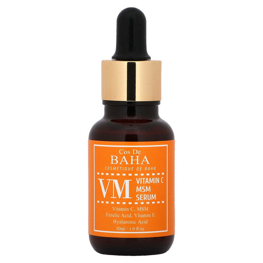 Cos De BAHA, VM, Vitamin C MSM Serum, 1 fl oz (30 ml)