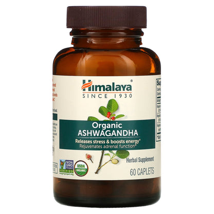 Himalaya, Organic Ashwagandha, 60 Caplets