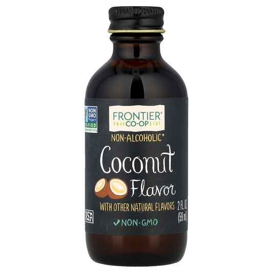 Frontier Co-op, Coconut Flavor, Non-Alcoholic, 2 fl oz (59 ml)