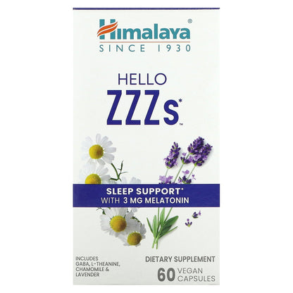 Himalaya, Hello ZZZs, 60 Vegan Capsules