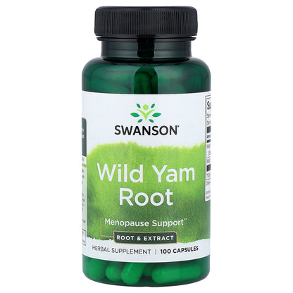 Swanson, Wild Yam Root, 100 Capsules