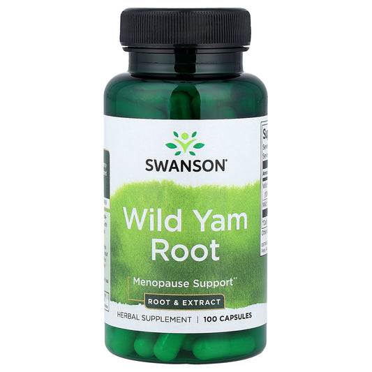 Swanson, Wild Yam Root, 100 Capsules