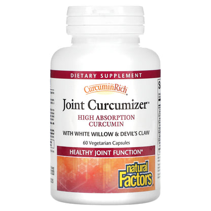 Natural Factors, CurcuminRich, Joint Curcumizer, 60 Vegetarian Capsules