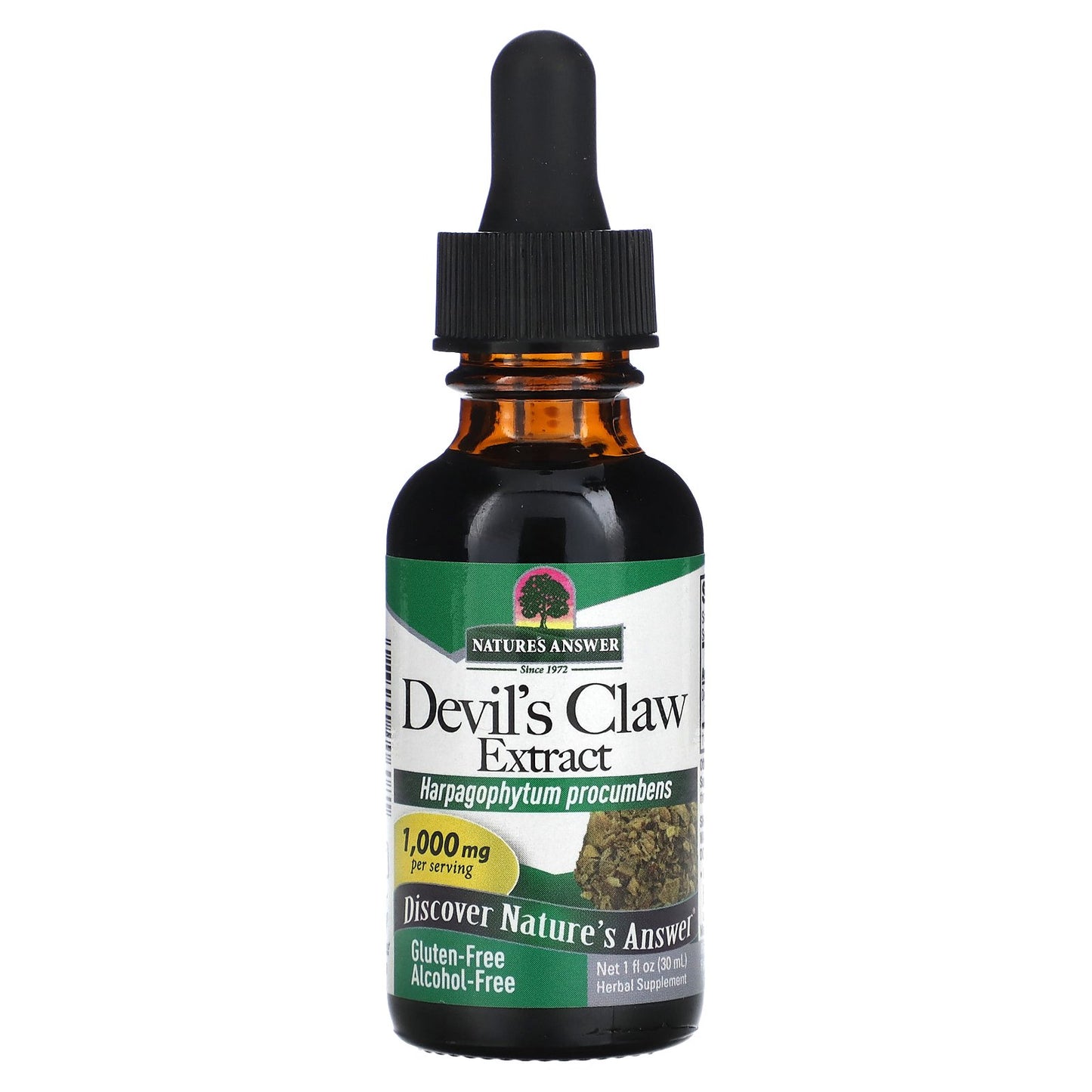 Nature's Answer, Devil's Claw Extract, Alcohol-Free, 1,000 mg, 1 fl oz (30 ml)