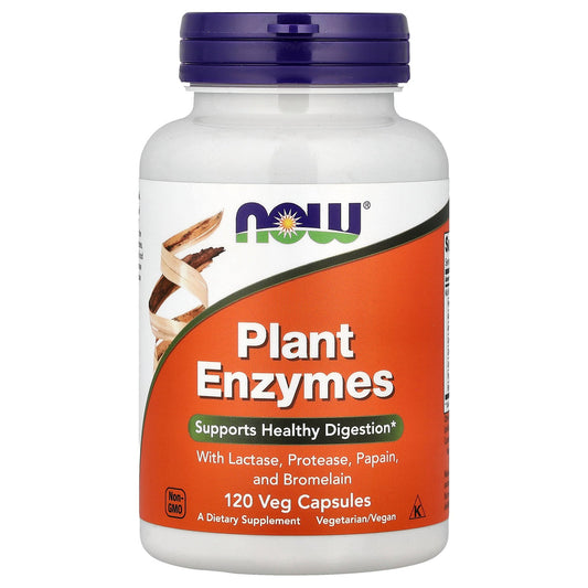 NOW Foods, Plant Enzymes, 120 Veg Capsules