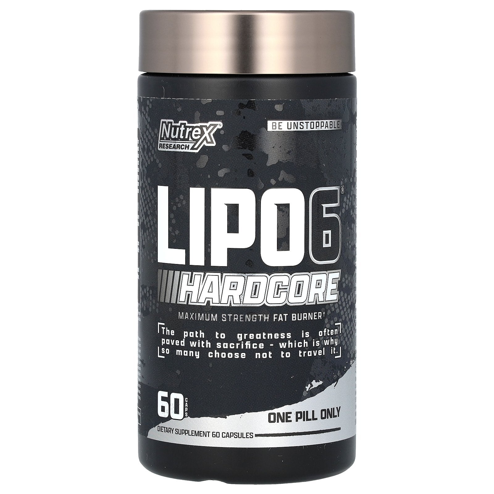 Nutrex Research, LIPO-6, Hardcore, Maximum Strength, 60 Capsules