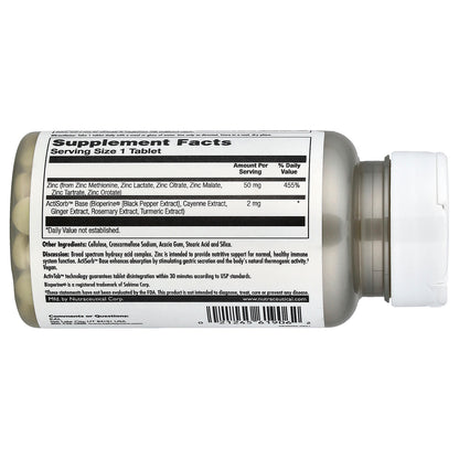 KAL, Zinc 50, 60 Tablets