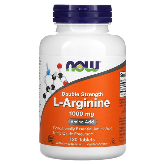 NOW Foods, L-Arginine, 1,000 mg, 120 Tablets