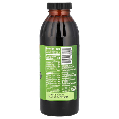 Wholesome Sweeteners, Organic Molasses, Unsulphured, 16 fl oz (473 ml)